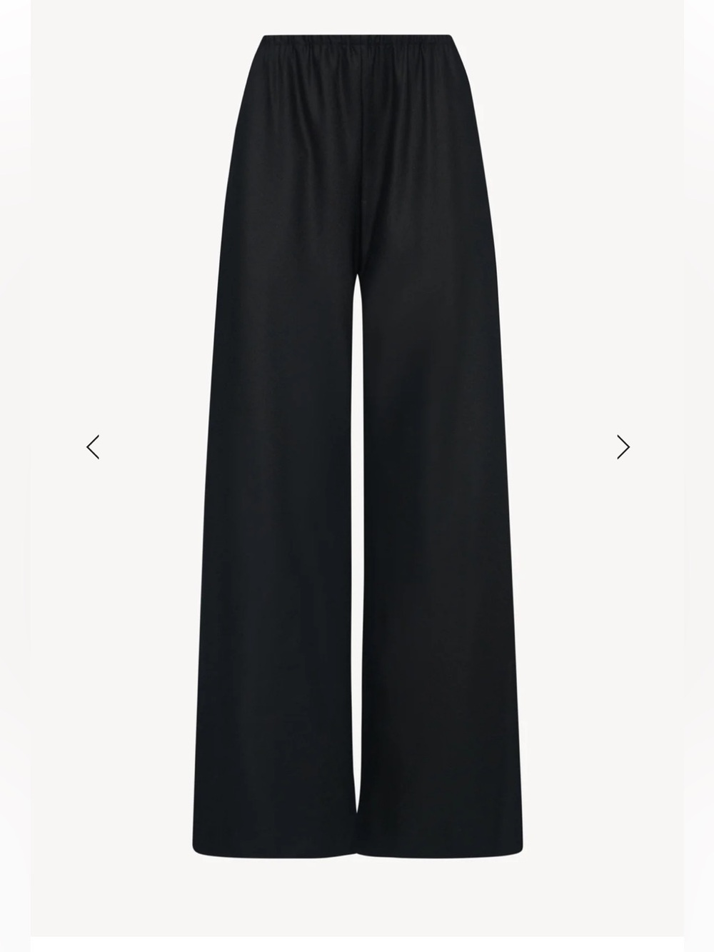 The Row Black Gala Wool Pant